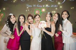 Hoa hậu Đỗ Mỹ Linh, Tiểu Vy hào hứng hát mừng đám cưới Á hậu Tường San