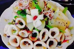 Cách làm mực xào su hào thơm ngon khó cưỡng