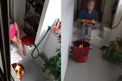 Khốn khổ vì hàng xóm đốt vàng mã hun khói, cảnh sát cũng 'bó tay'