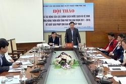 Hội thảo: Đánh giá tác động của các chính sách về nước sạch và vệ sinh môi trường nông thôn giai đoạn 2011 - 2019