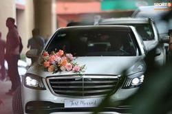Công Phượng rước dâu bằng xe sang Maybach