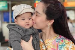 Con trai 7 tháng tuổi của Hoa hậu Đặng Thu Thảo