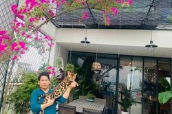 Thú vui tao nhã của Trọng Tấn trong ngôi nhà hơn 100m2