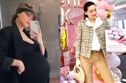 Hà Hồ hiếm hoi đăng ảnh cận body khi mang thai đôi trai gái, nhìn qua mới thấy tốc độ mẹ bỉm lấy lại dáng hậu sinh nở quá đỉnh