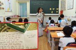 Dọa xin chuyển lớp vì học trò quá nghịch ngợm, cô giáo bất ngờ nhận được mẫu giấy với lời nhắn dễ thương