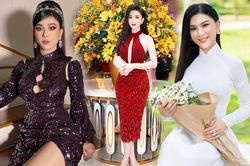 Lâm Khánh Chi giờ đã có thể mặc đẹp muôn kiểu váy đầm