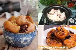 Chân giò hầm ngũ vị xua tan giá lạnh