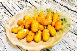 Chưa bao giờ làm khoai lang kén chiên giòn lại dễ đến thế