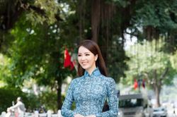 Á hậu Thụy Vân: 'Nhiều người hỏi tôi về nhan sắc ngoài đời của Hoa hậu Đỗ Thị Hà'