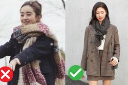 Các nàng có chiều cao khiêm tốn nên tránh xa những món phụ kiện mùa lạnh này