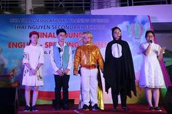 Trường THCS Thái Nguyên tổ chức cuộc thi Hùng biện Tiếng Anh