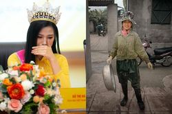 Hoa hậu Đỗ Thị Hà trở lại trường, bật khóc khi nhắc đến bức ảnh lấm lem
