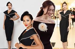 Một chiếc đầm 2 số phận: Hoa hậu mặc dừ hơn tuổi, ngọc nữ màn ảnh vượt mặt đàn em