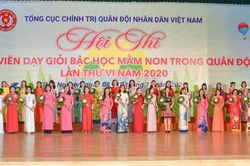 35 cán bộ, giáo viên mầm non trong toàn quân tham gia tranh tài