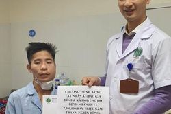 Nhờ các nhà hảo tâm, người đàn ông mắc u hàm mặt được phẫu thuật kịp thời, sức khỏe tiến triển tốt