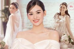 Á hậu Tường San khoe thêm ảnh cưới: Váy đã đẹp, dung nhan cô dâu còn kiều diễm hơn nữa