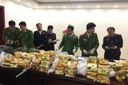 Hải quan phối hợp bắt giữ vụ 8 bao tải chứa hàng trăm kg chất nghi ma túy tại Nghệ An