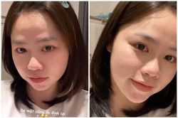 Giữa tin đồn tái hợp, bạn gái Quang Hải bất ngờ lộ mặt mộc