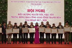 Biểu dương người tốt, việc tốt trong đồng bào Công giáo tỉnh Thanh Hóa