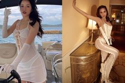 Mặc anti-fan chế giễu, Chi Pu & Ngọc Trinh vẫn hết mình với style vòng 1 tràn trề
