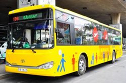 Bố trí vị trí xe buýt đón khách ở sân bay Tân Sơn Nhất