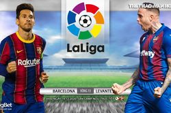 Soi kèo nhà cái Barcelona vs Levante. Trực tiếp bóng đá vòng 13 La Liga
