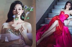 Hoa hậu Lương Thùy Linh khoe đôi chân 1m22 thon dài hiếm có trong bộ ảnh thời trang mới