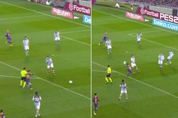 Messi nổi nóng vì bị trọng tài cản đà di chuyển