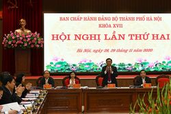 Hà Nội phân công các sở chủ trì xây dựng bảy chương trình công tác toàn khóa