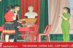 Học sinh Nghi Xuân hiểu rõ hơn về phòng chống buôn bán người