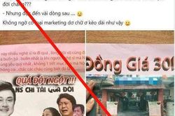 Dân mạng đòi tẩy chay quán ăn lợi dụng NS Chí Tài qua đời để quảng cáo