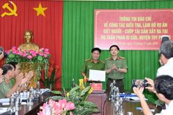 Khen thưởng nóng Ban chuyên án phá vụ án giết người cướp tài sản tại thị trấn Phan Rí Cửa