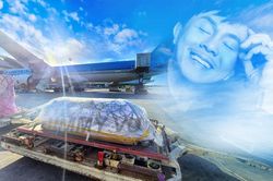 Xót xa hình ảnh linh cữu cố nghệ sĩ Chí Tài di chuyển từ sân bay về nhà quàn