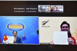 Việt Nam - New Zealand: Ký kết Chương trình hành động triển khai quan hệ Đối tác chiến lược 2021- 2024