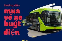 Hướng dẫn chi tiết cách mua vé xe buýt điện VinBus