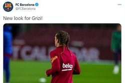 Griezmann gây chú ý với mái tóc tết bím