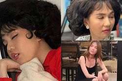 Loạt ảnh Ngọc Trinh bị 'dìm hàng' ở hậu trường đóng phim mới