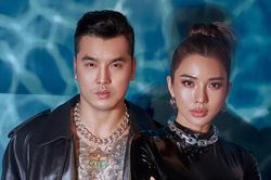 Vợ chồng Ưng Hoàng Phúc khoe hình thể 'chuẩn mẫu' trong bộ ảnh 'đốt mắt' người xem