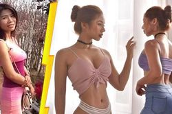Từng nhập viện vì suy dinh dưỡng, cô gái lột xác thành bản sao 'Kim siêu vòng 3'