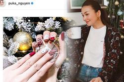 Đón Noel, dàn mỹ nhân Việt làm nail xinh lung linh