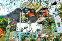 'Khuôn viên xanh, không rác thải nhựa' ở Trung đoàn 48