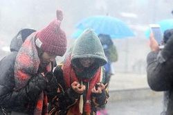Mẫu Sơn sớm nay chỉ 1 độ C, thời tiết buốt giá