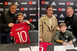 MU ký hợp đồng với con trai Rooney