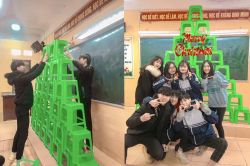 Bất ngờ với cây thông Noel có '1 không 2'
