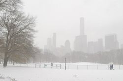 New York thành xứ sở thần tiên sau trận bão tuyết lớn