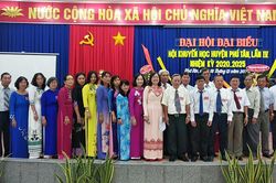 Phú Tân tổ chức Đại hội đại biểu Hội Khuyến học huyện khóa IV