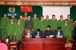 102 chủ cơ sở kinh doanh ở TX Kỳ Anh cam kết thực hiện nghị định mới về sử dụng pháo nổ