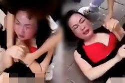 Phá hoại hạnh phúc gia đình người khác, 'tiểu tam' bị 13 người lột đồ đánh ghen giữa đường