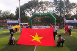 Khai mạc Giải bóng đá Cụm học sinh liên trường tiểu học TP. Pleiku