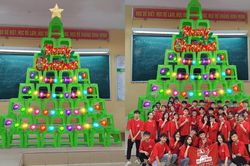 Cây thông có '1-0-2' ngay tại lớp học: Sức sáng tạo của học trò nhà mình là 'dương vô cực'
